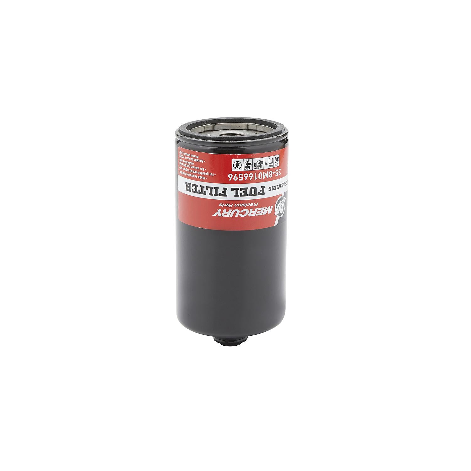 Mercury 8M0166596 water separating fuel filter for 450R 500R V12 600HP Verado and 500HP SeaPro outboards Bottom
