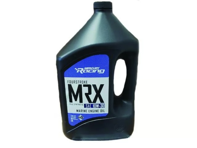 Mercury 8M0169265 Racing MRX 10W-30 full synthetic marine engine oil 1 gallon