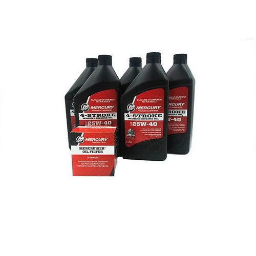 Mercury Marine Mercruiser Sterndrive 4.3L V6 Oil Change Kit 8M0182227