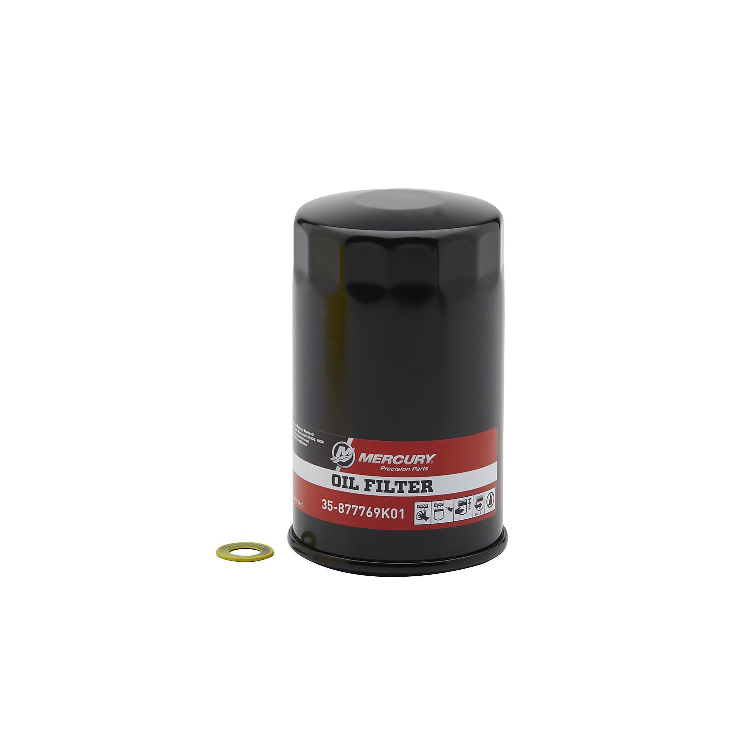 Mercury 8M0188359 25W-40 Oil Change Kit for L6 Verado 200–400 HP with Filter, Seal, Drip Tray, and Instructions