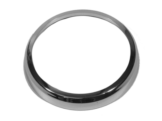 Mercury 8M0204914 chrome 52mm SmartCraft SC100 gauge bezel for 2-1/8 inch instruments