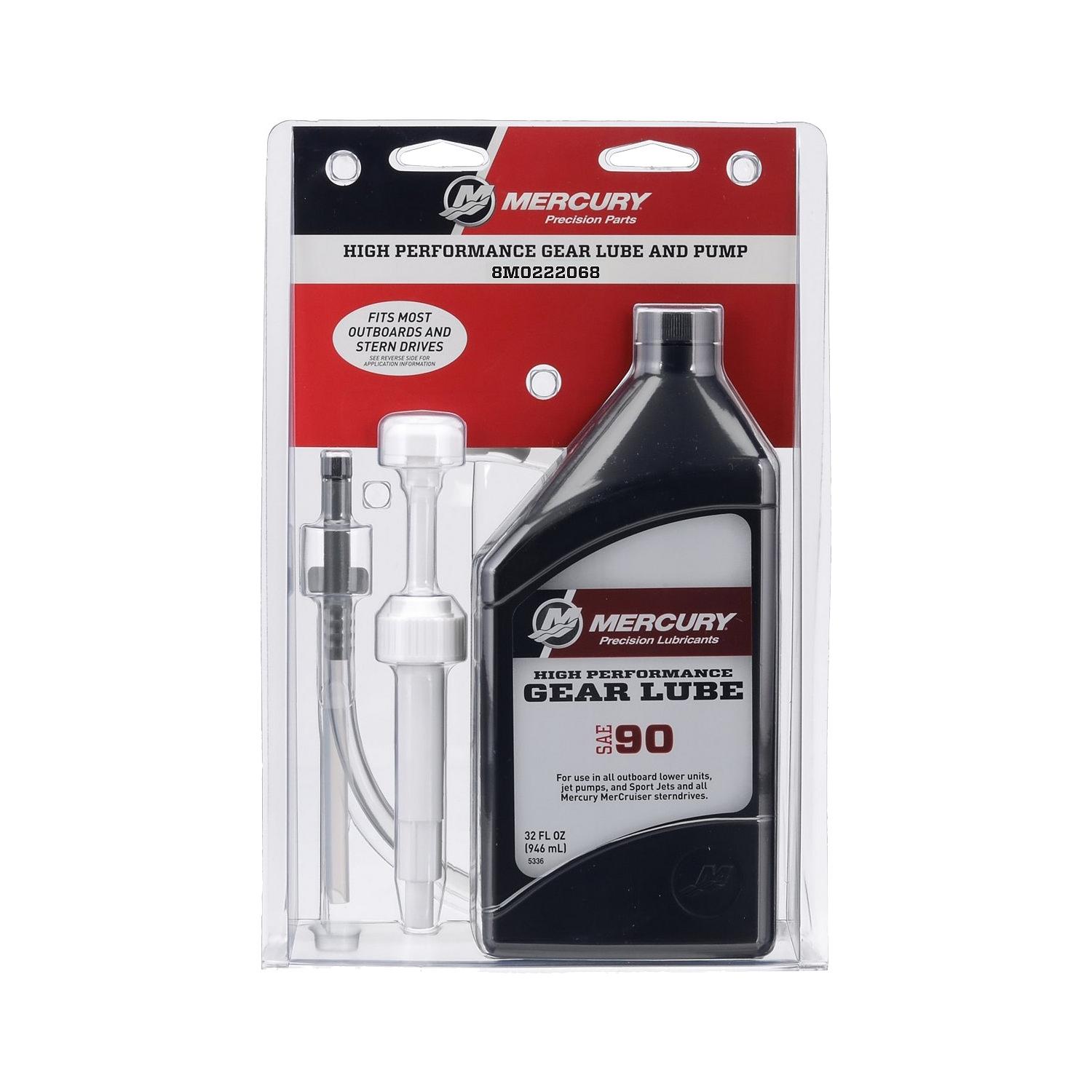 high performance gear lube mercury Mercury High Performance Gear Lube & Pump Kit