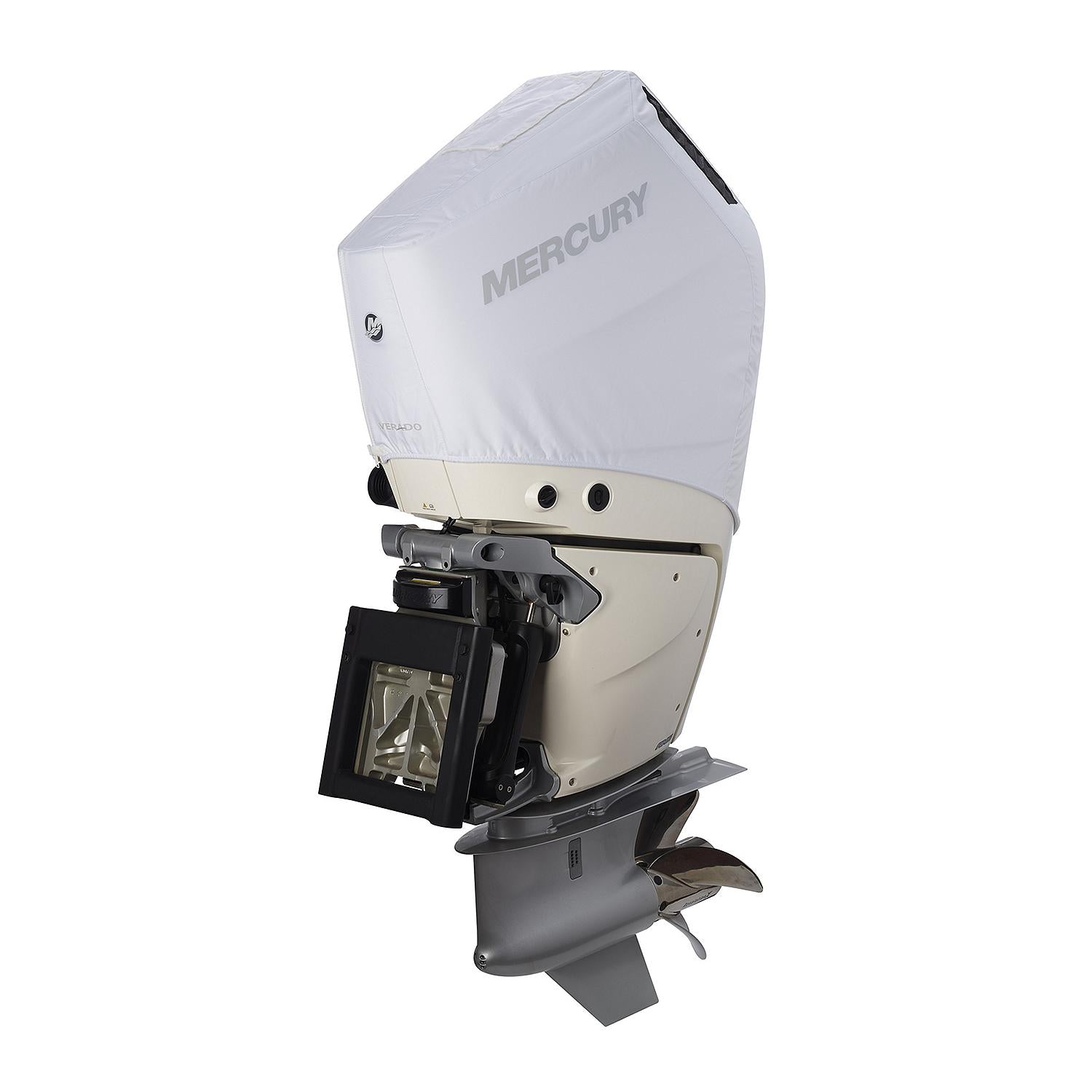 Mercury Vented Splash Cover V10 400hp White (8M0228527) Side