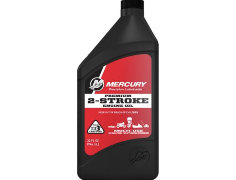 Mercury 8M0229787 Premium TC-W3 2-Stroke Engine Oil, 1-Quart Bottle