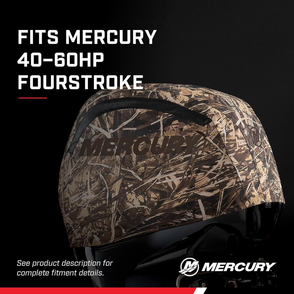 Mercury 8M0243229 Shoreline Grass vented splash cover for 40-60 HP outboards - view 4