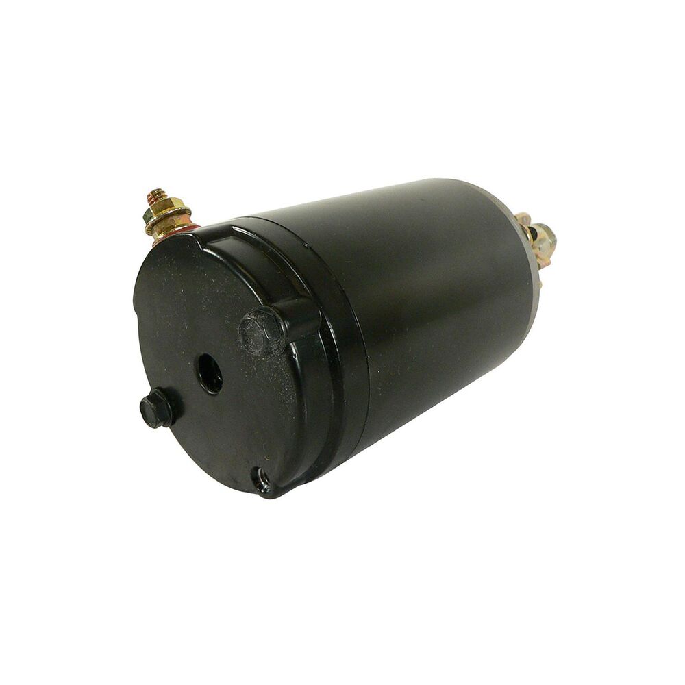 Quicksilver 8M6014132 starter motor rear three-quarter view