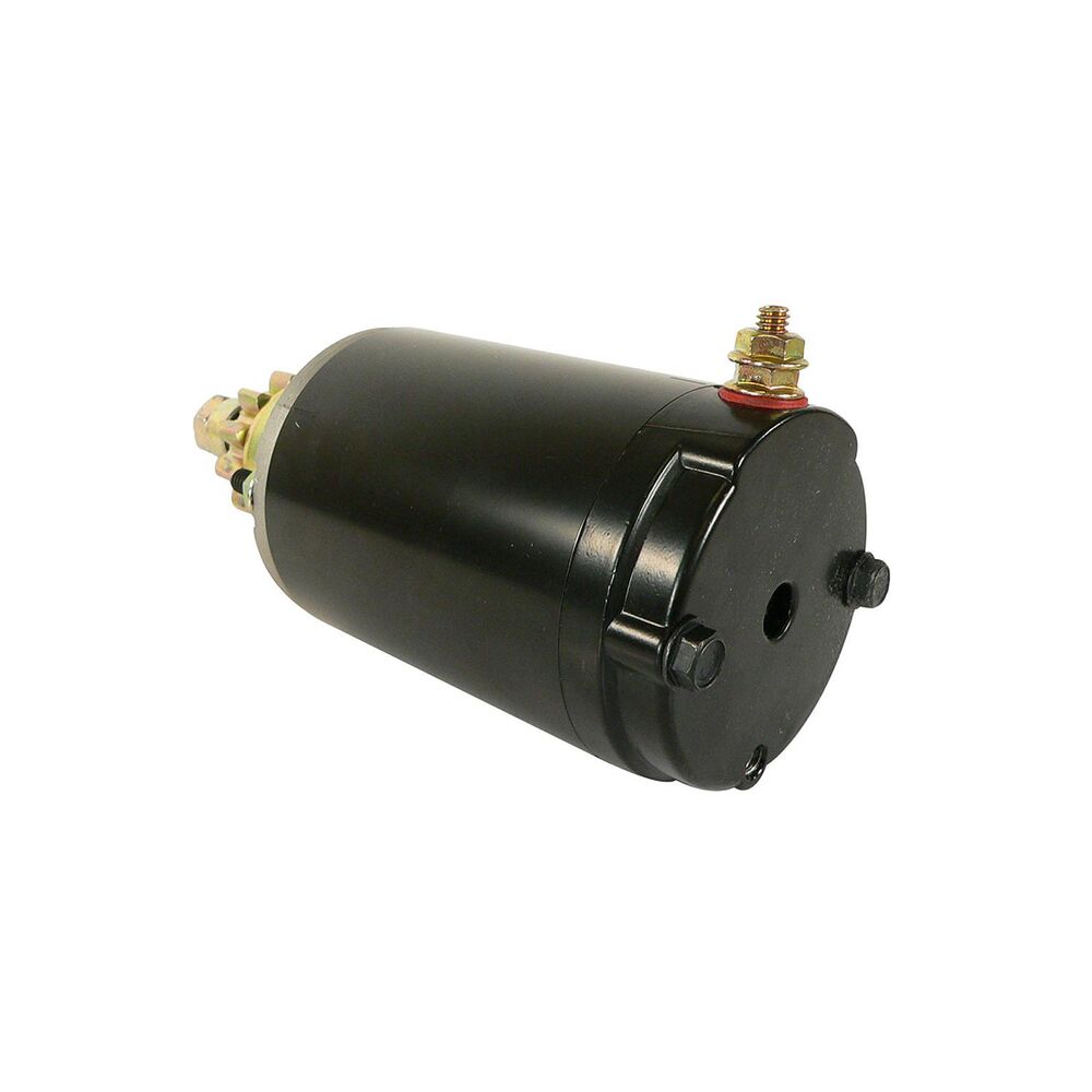 Quicksilver 8M6014132 starter motor rear and side view