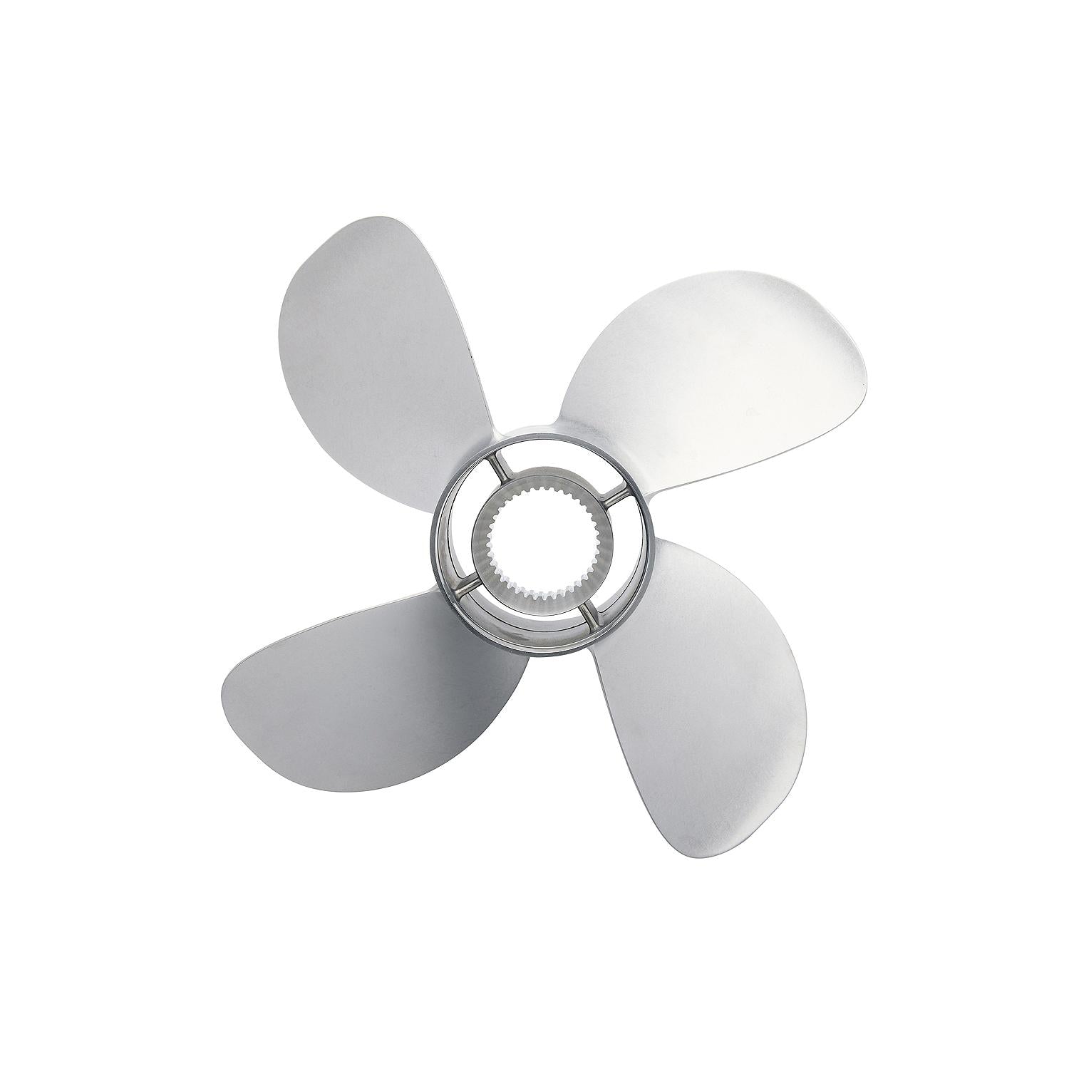 Mercury 8M8022360 Bravo Three Front 4-Blade 16x20 LH Stainless Steel Propeller Front