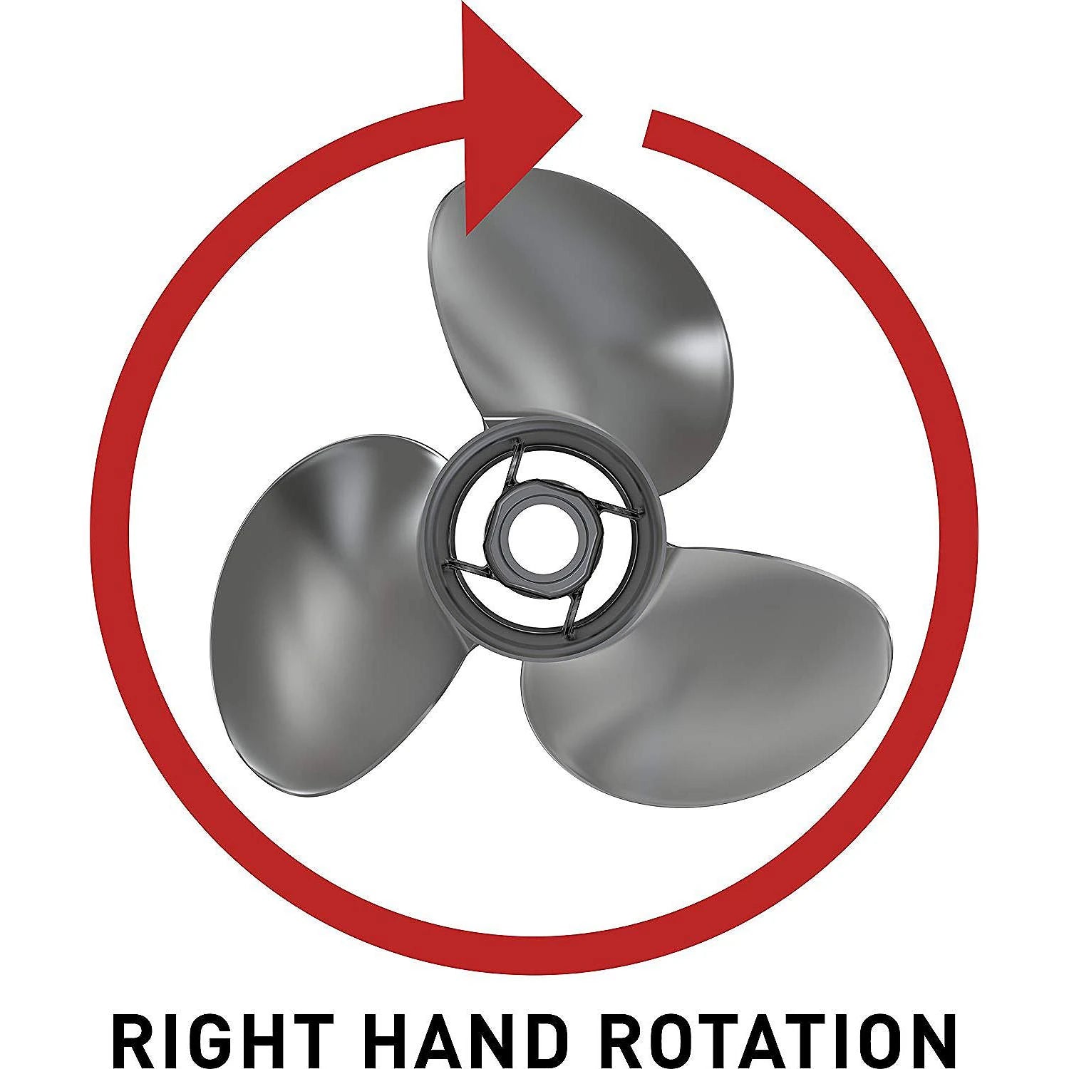 Mercury 8M8022410 Bravo Three Rear 3-Blade 14.3x22.5 RH Stainless Steel Propeller Right Hand