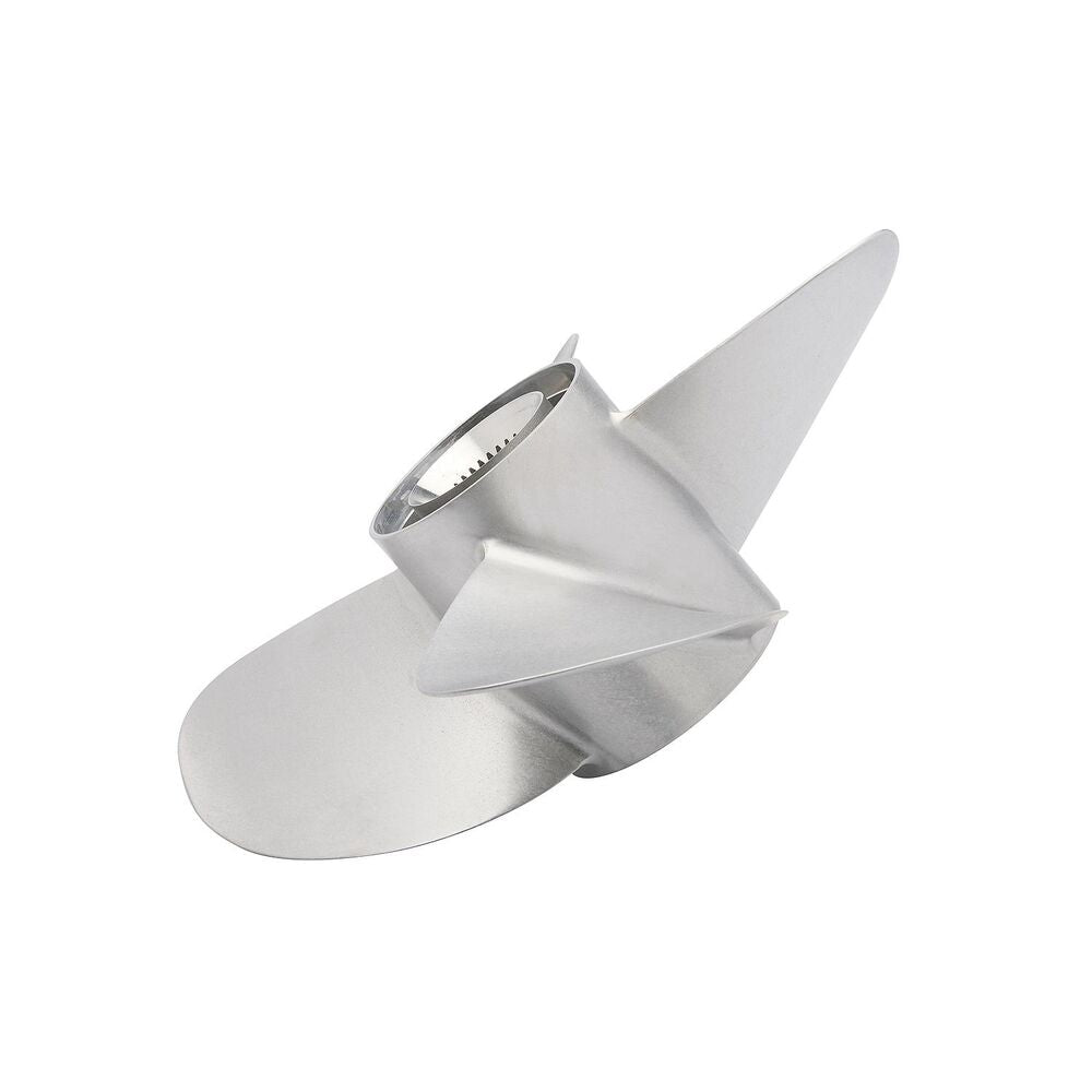 Mercury 8M8022440 Bravo Three front 15.25 in x 26 in LH stainless propeller view 4