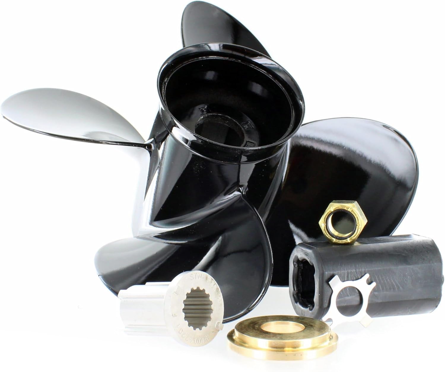 Mercury SpitFire 4-Blade Aluminum Propeller 12.8 x 17 RH (8M8026590)