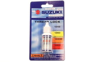 Suzuki ECSTAR THREAD LOCK 1303 High Strength Retaining Type 990A0-06E03-10C