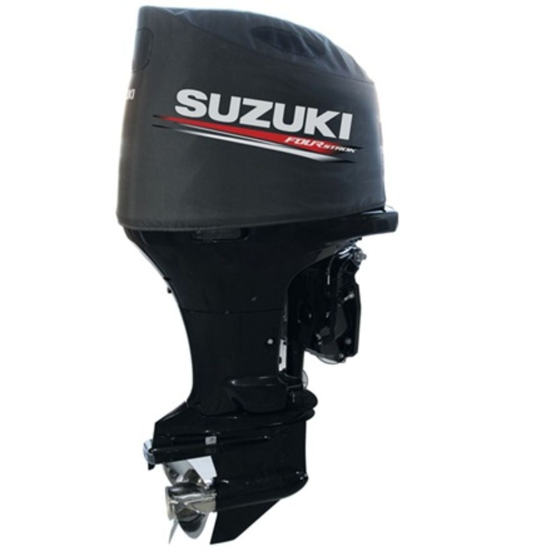 Suzuki DF225/DF250 V6 Mechanical Outboard Engine Splash Cover 2004 To Present - 990C0-66001-BLK