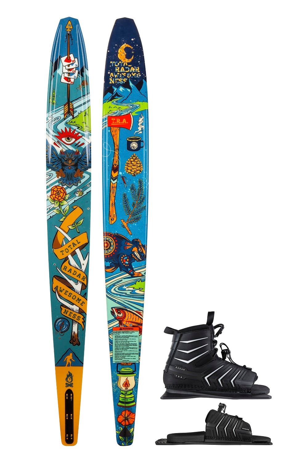 Radar Boy's TRA Waterski w/ TRA - Kid's Boot (2-6) & Vector ARTP
