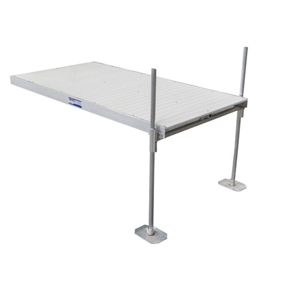 Hewitt Aluminum 4x8 dock 5' legs White