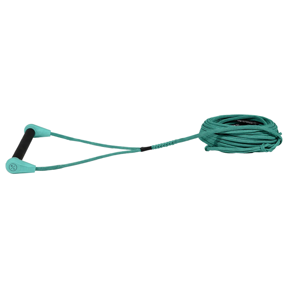 Hyperlite Outlaw Wakeboard Handle with Spectra Fusion Rope 75′ Green
