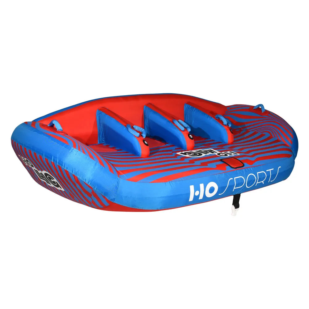 HO Sports 4G Towable Tube – Up to 4 Riders Swept-Wing Design (96" x 61")