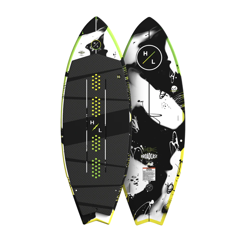 Hyperlite Broadcast Wakesurf Board Both