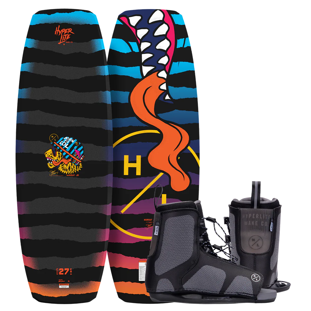 Hyperlite Murray Jr Boys Wakeboard with Kids Remix Binding K12-2