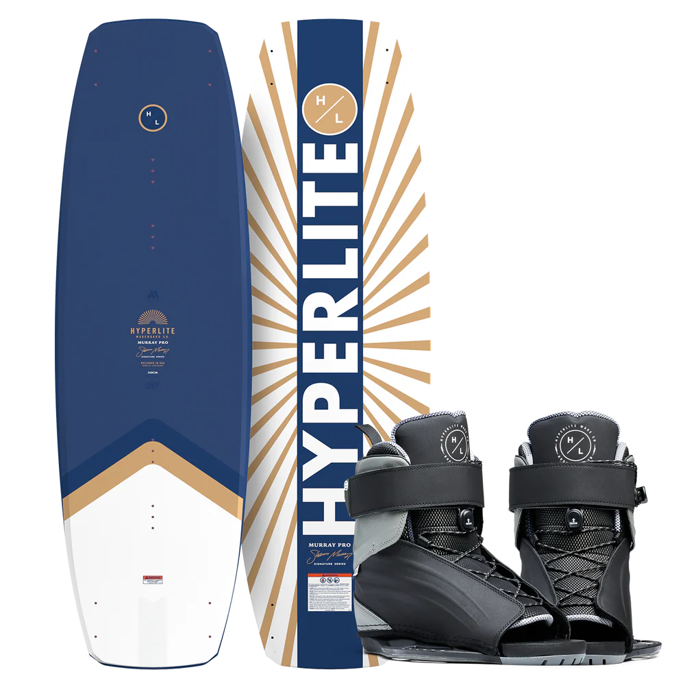 Hyperlite Murray Wakeboard with Session Bindings Shaun Murray Pro Model