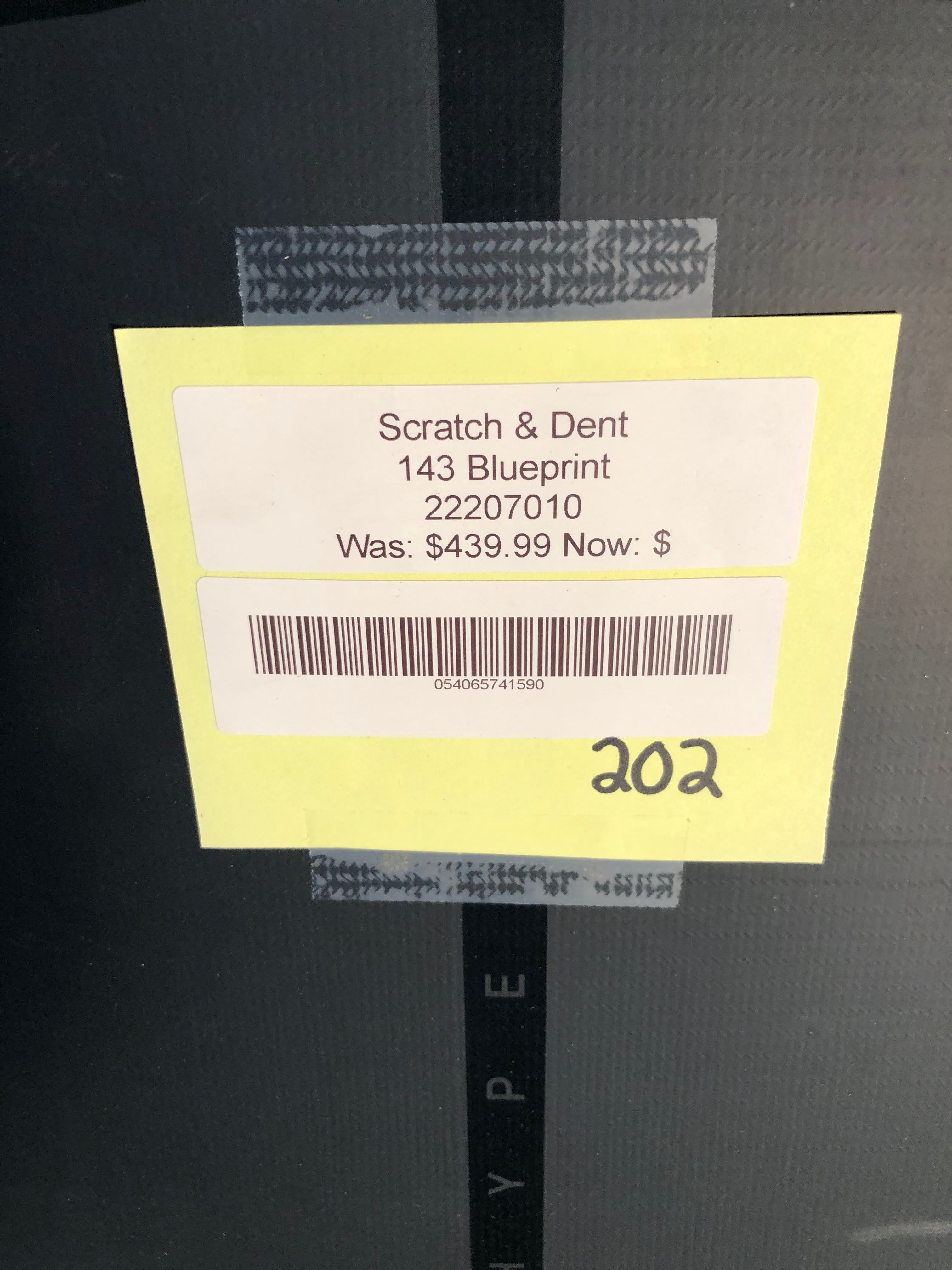 Hyperlite - 143 Blueprint - Scratch N Dent SD202