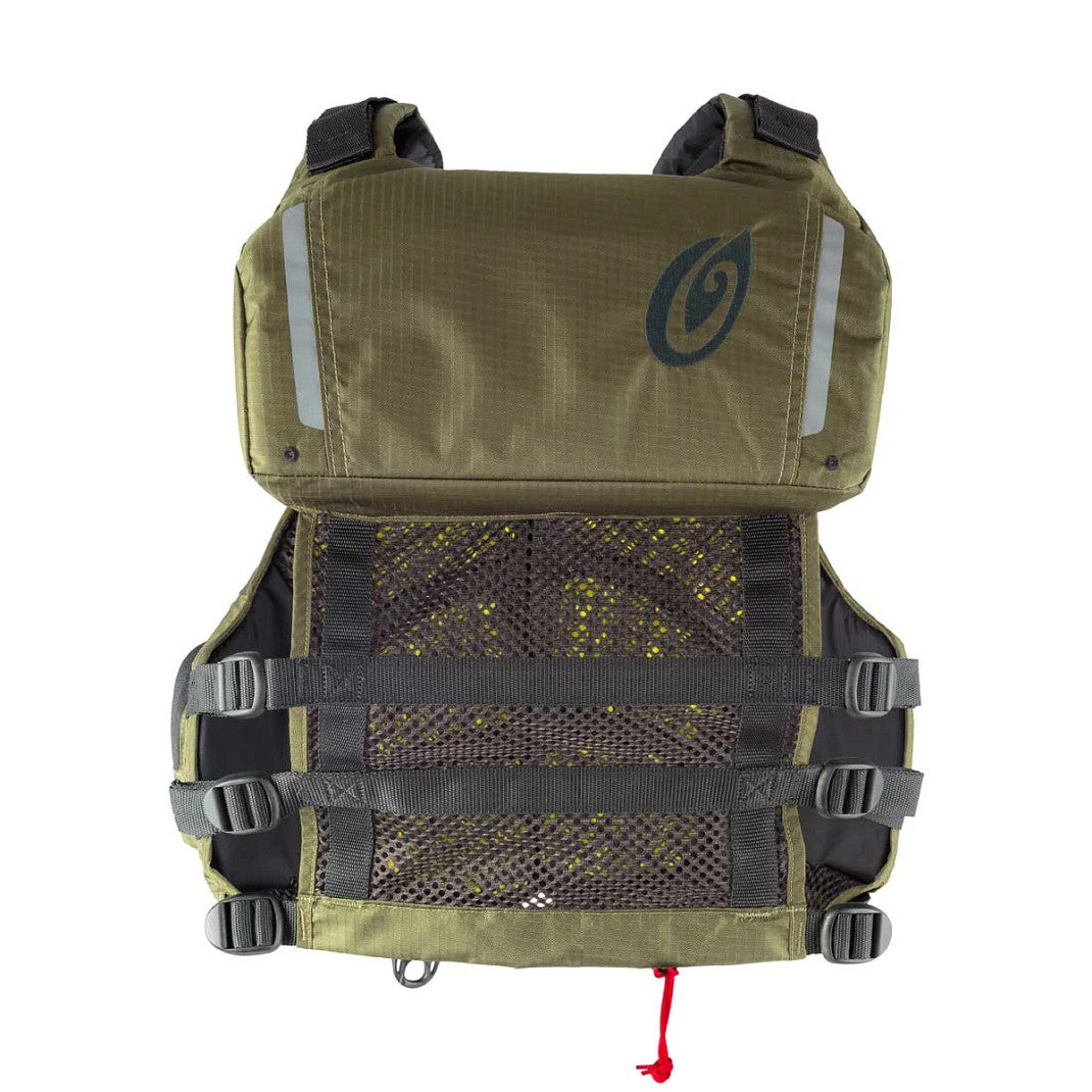 Old Town Lure Angler CGA Life Vest — Moss Back