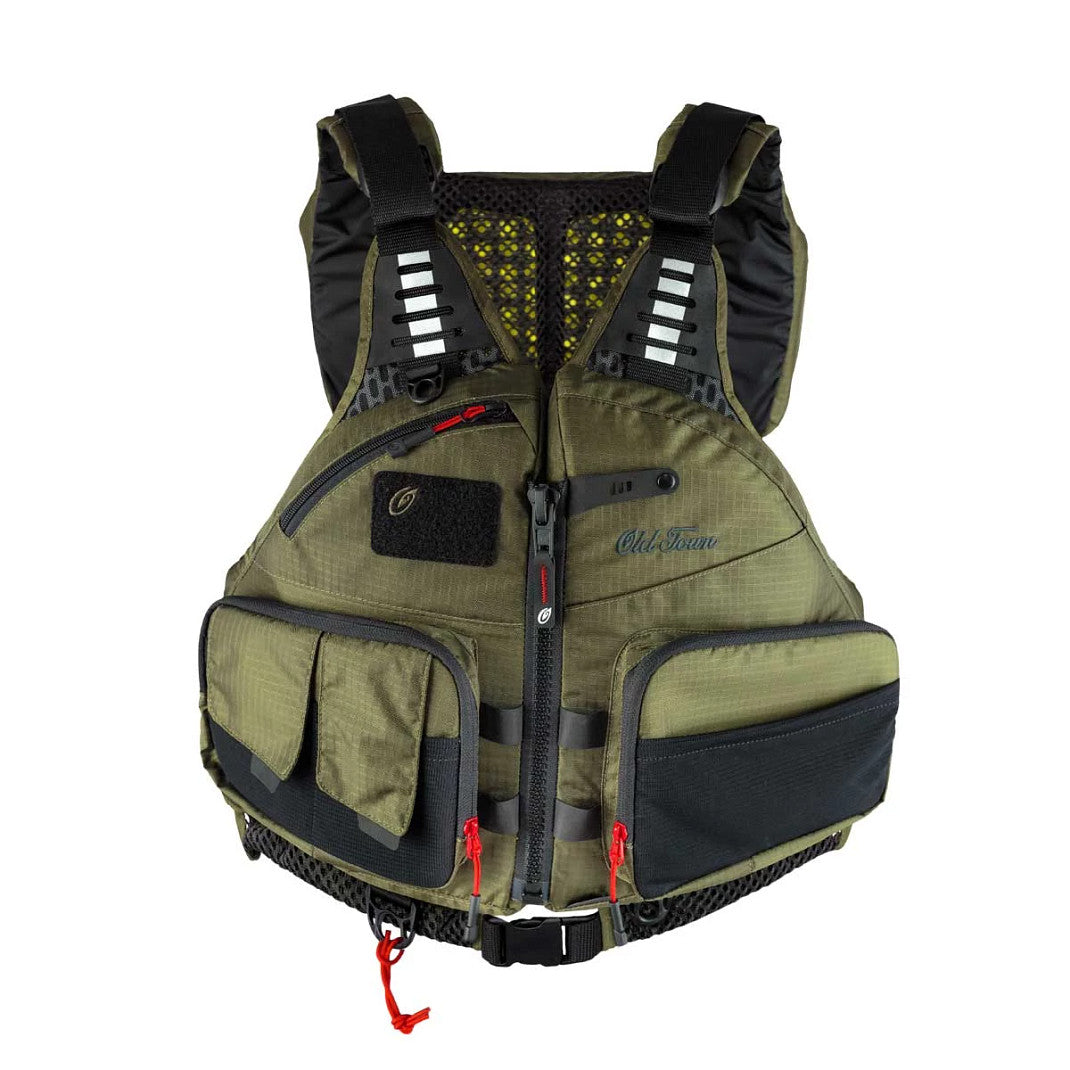 Old Town Lure Angler CGA Life Vest — Moss