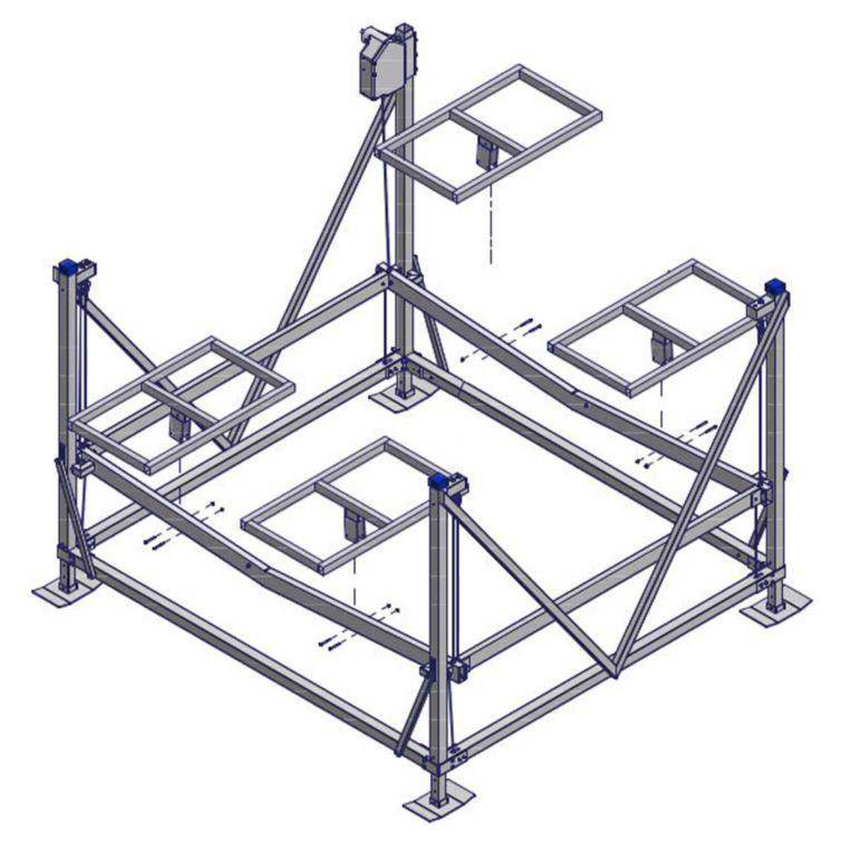 Shoreline Pontoon Rack (4)