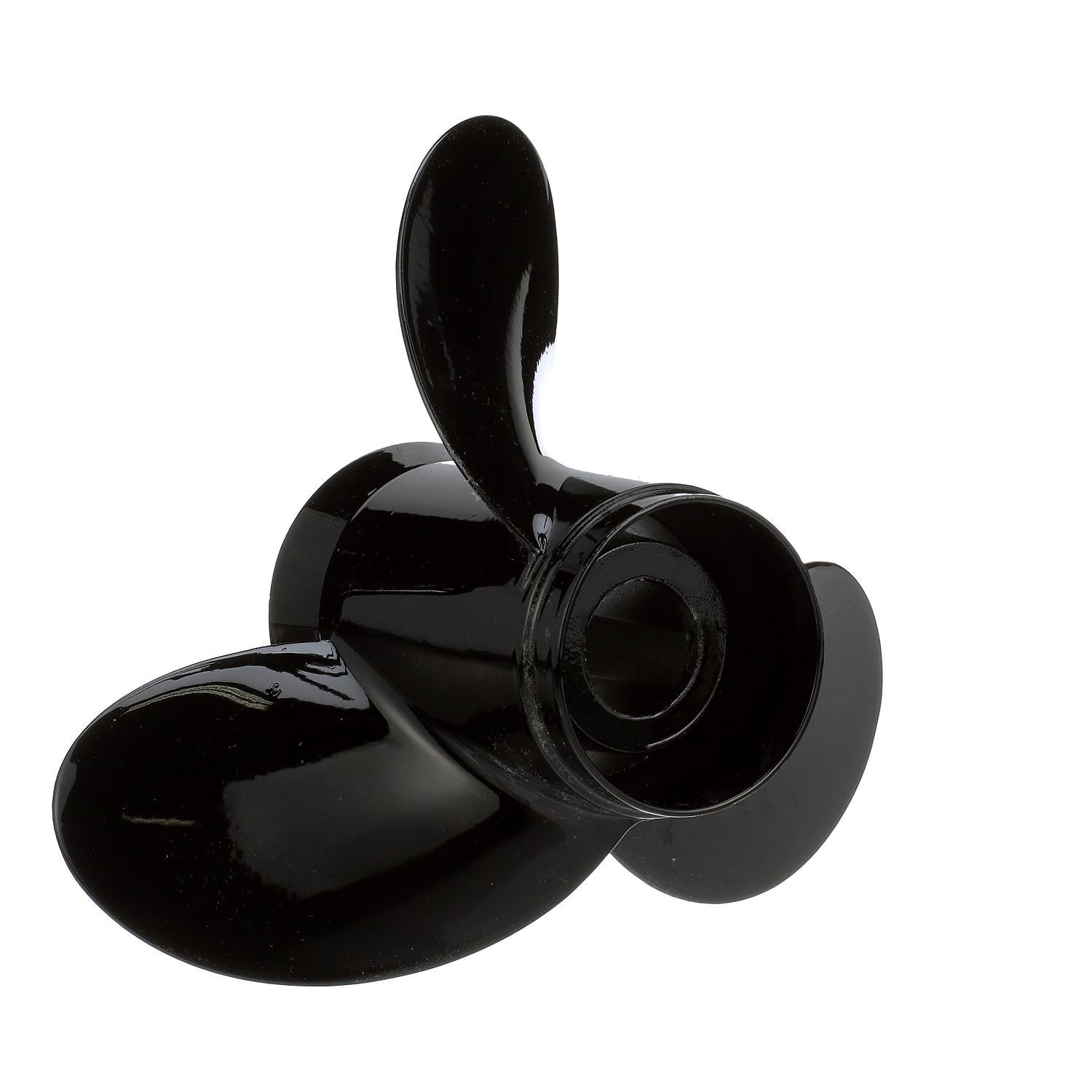 Quicksilver Propeller QA2076X Black Diamond aluminum propeller 10.5 x 13P right-hand rotation for 40-60hp Mercury engines Right