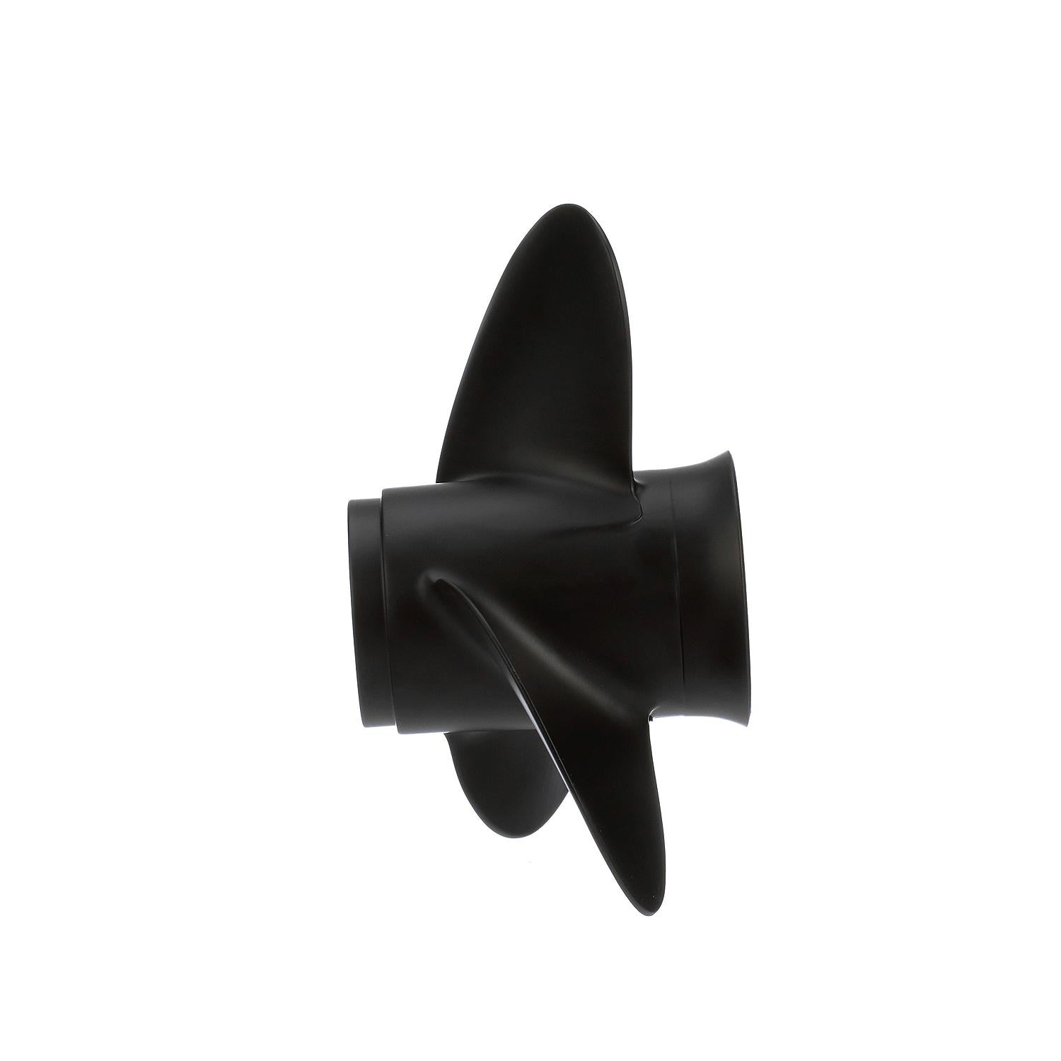 Quicksilver Propeller QA3114R Black Diamond aluminum propeller 10.5 x 11P right-hand rotation for OMC 20-35hp engines Side
