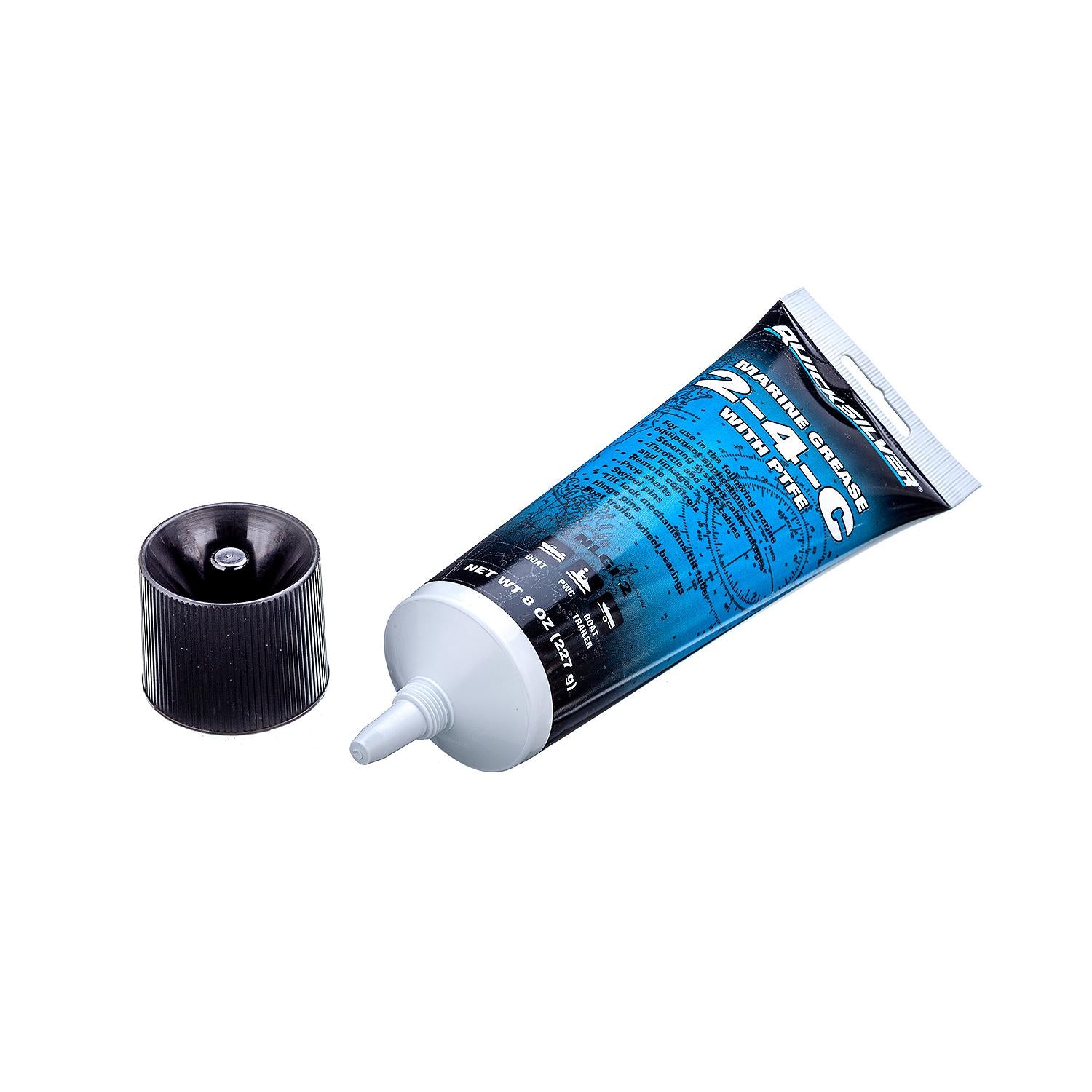 Quicksilver 2-4-C Marine Grease with PTFE (802859Q1) 8-oz Tube