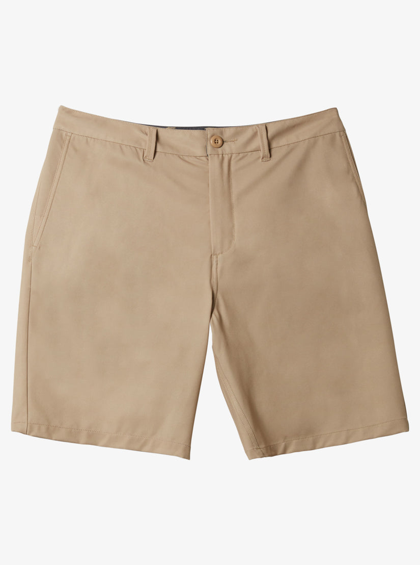 Quiksilver Union Amphibian 20" Hybrid Shorts- Khaki