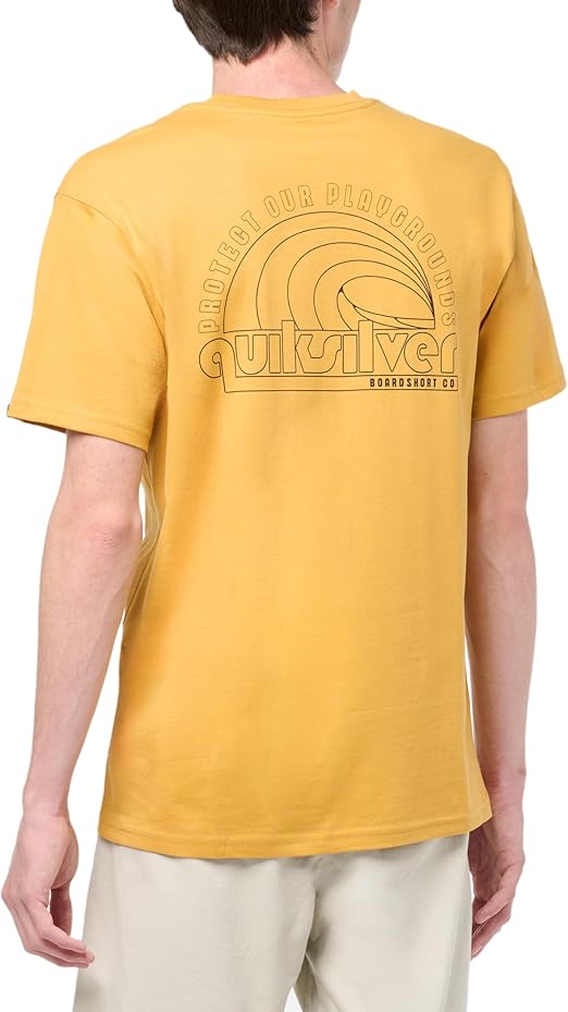 Quiksilver Decal Tee Mustard – AQYZT09577 Back