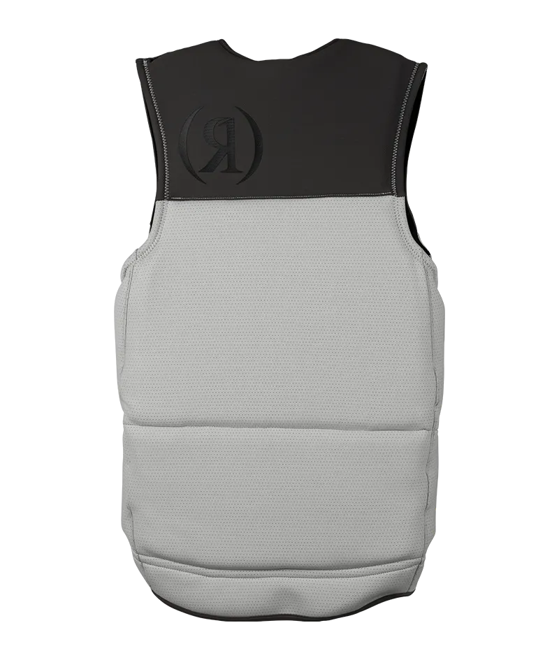 Ronix Trooper Capella 3.0 L70 US/CA CGA life vest in Grey/Snow Camo with cylindrical wraparound fit Back
