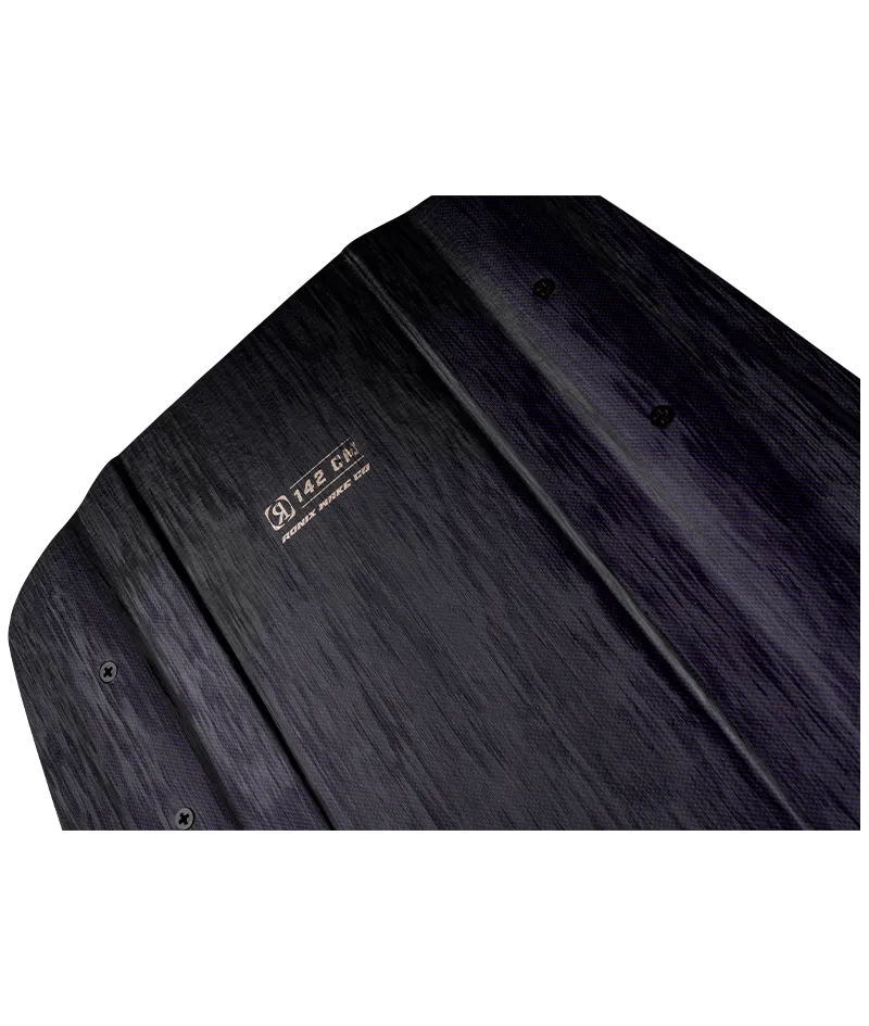 Ronix One Blackout Technology 3-stage wakeboard in Midnight/Purple with explosive vertical rocker and wider outline