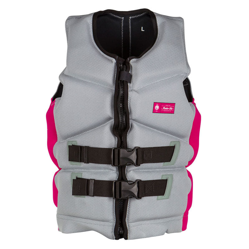 Radar Cameo 2.0 women’s CGA life vest (2018) with front zip and buckles
