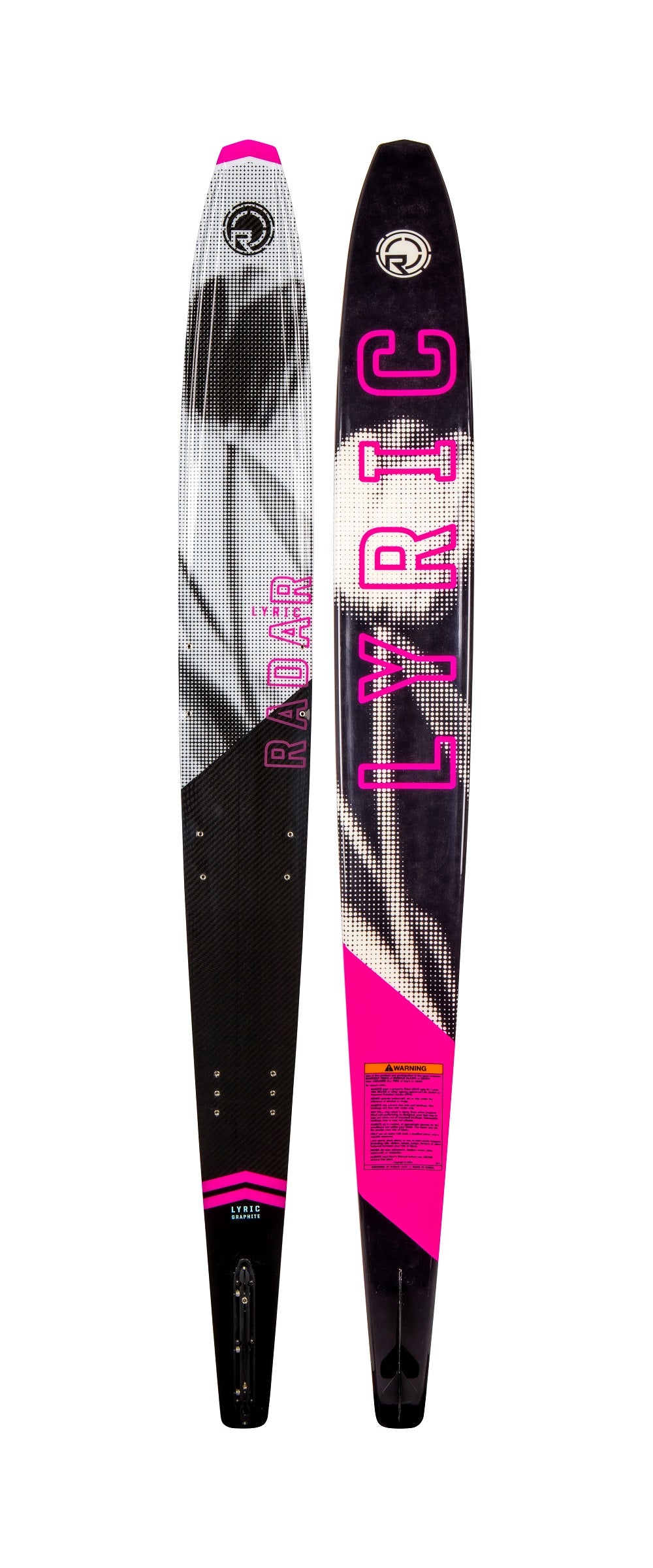 Radar Water Ski - Women's Graphite Lyric - Carbon / Black / Rhodamine