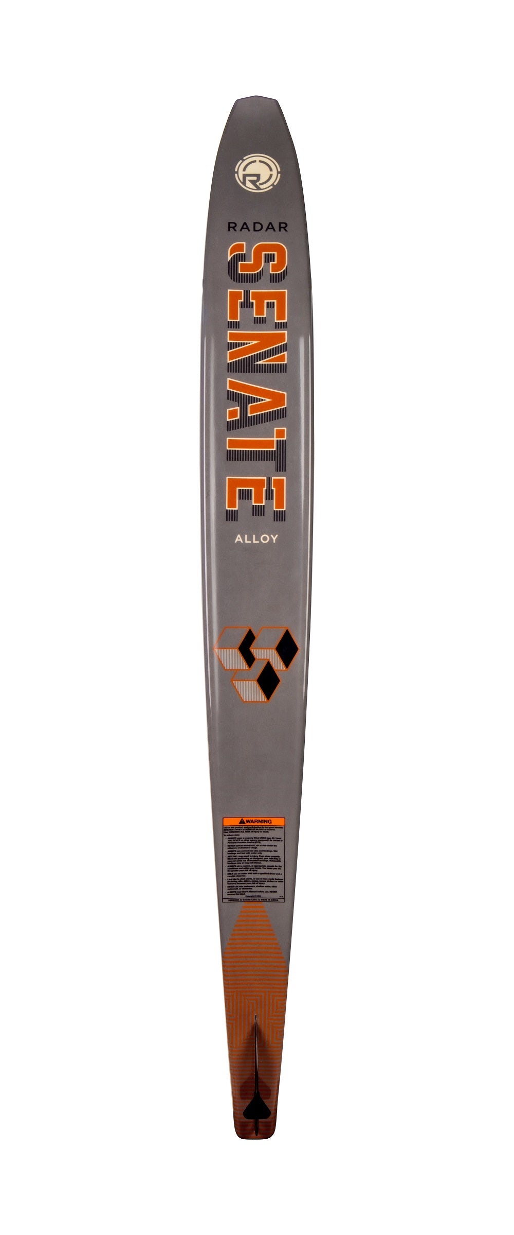 Radar Water Ski - Men's Alloy Senate - Rust / Slate