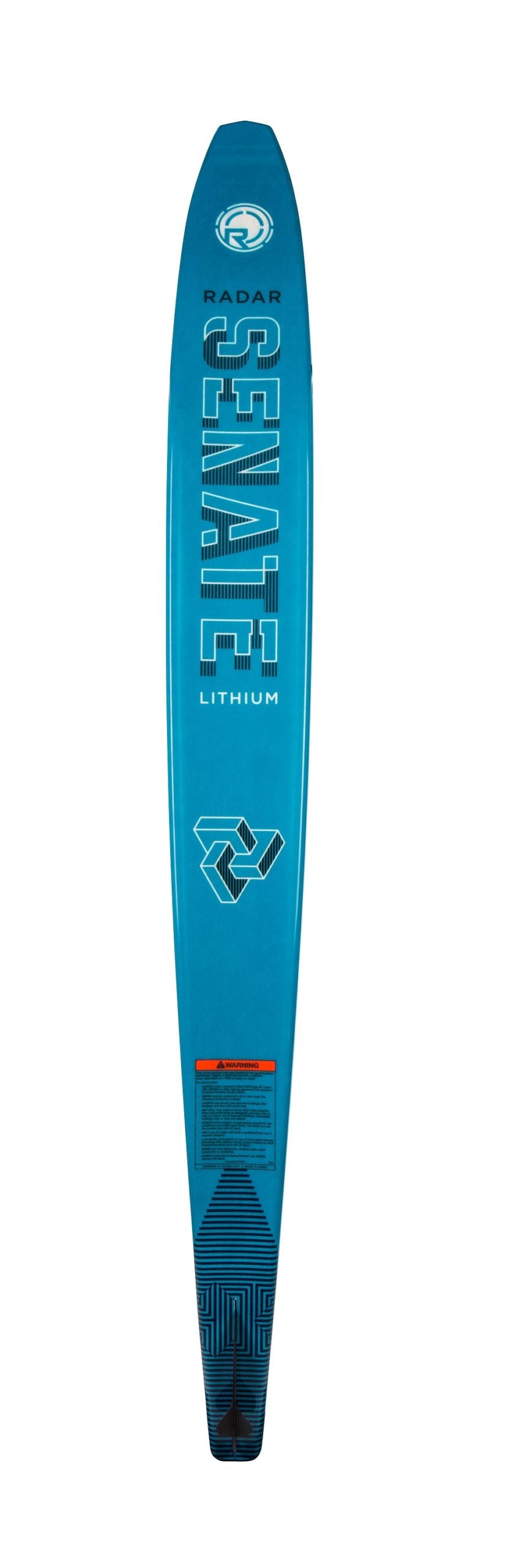 Radar Water ski - Men's Lithium Senate - Carbon / Reef Blue