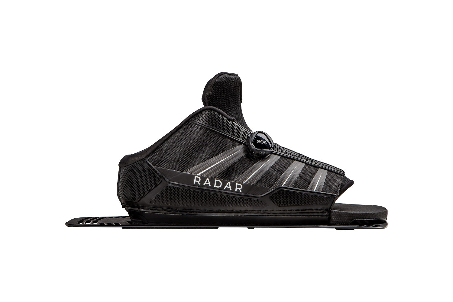 Radar Vector Boa HRT - Black / Carbon / White - Rear Aluminum Plate