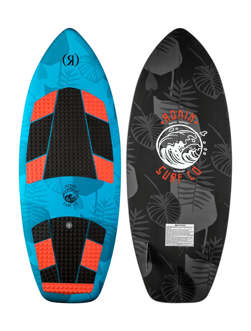 2017 Ronix Marsh Mellow 4.8 ウェイクサーフィン Ronix Marsh “Mellow” Thrasher Wakesurf Board | Soft-Top Thruster