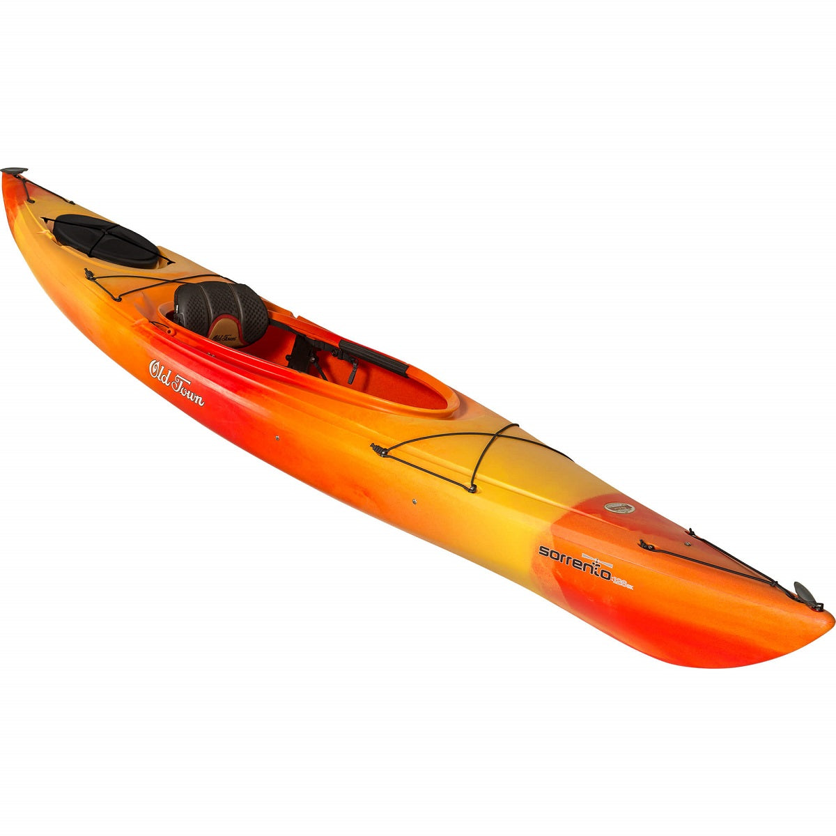 Old Town Sorrento 126 SK 12'6" sit-inside touring kayak with drop-down skeg Sunrise