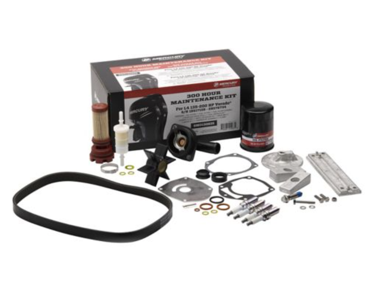 Mercury 300 Hour Maintenance Kit-L4 Verado L6 outboards (serial No. 2B144122 and below) 8M0130835