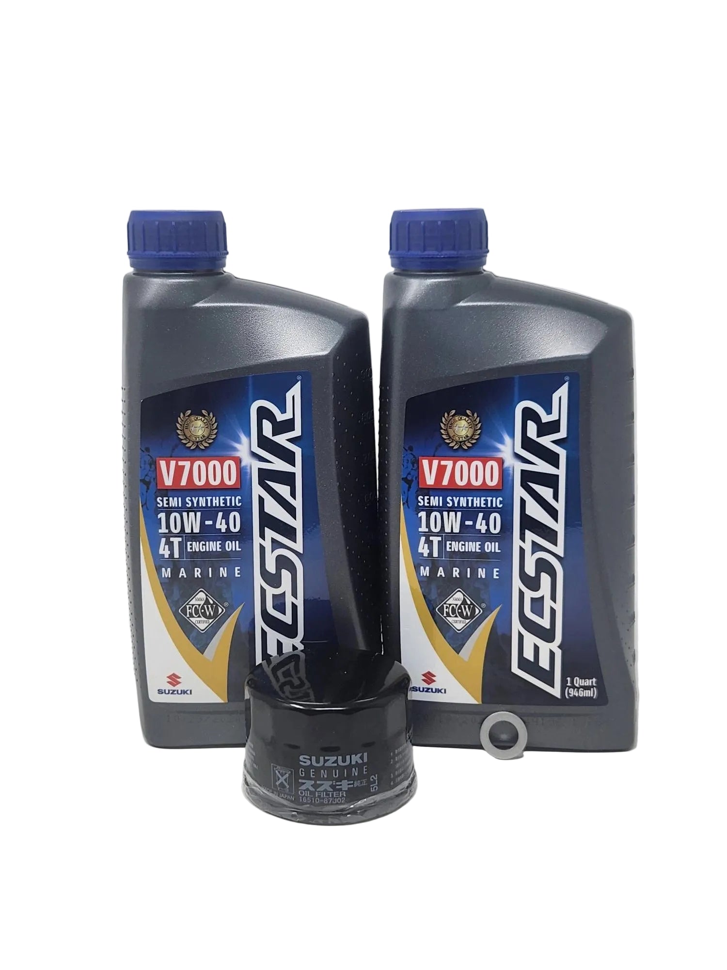 Suzuki DF25 DF30 V-Twin Oil Change Kit OEM 4-Stroke
