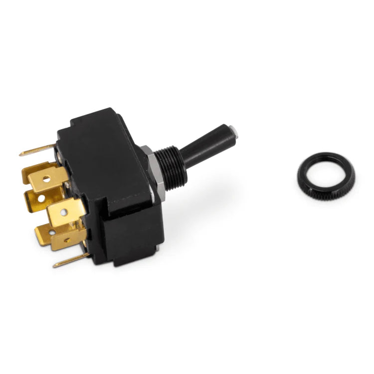 Sierra TG19520 tip lit 8 blade terminal DPDT On-Off-On marine toggle switch with illuminated handle tip