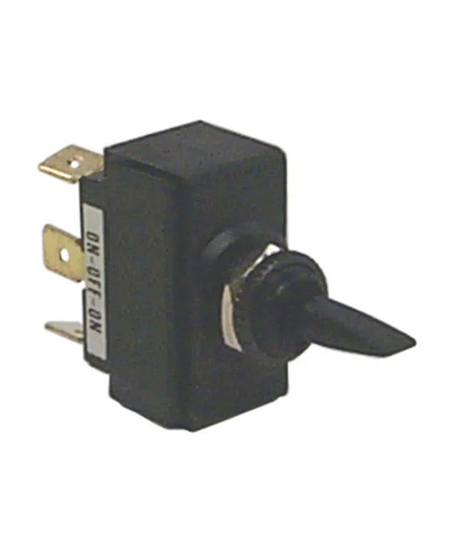 Sierra TG40040-1 polyester 3 blade SPDT On-Off-On marine toggle switch with standard black handle