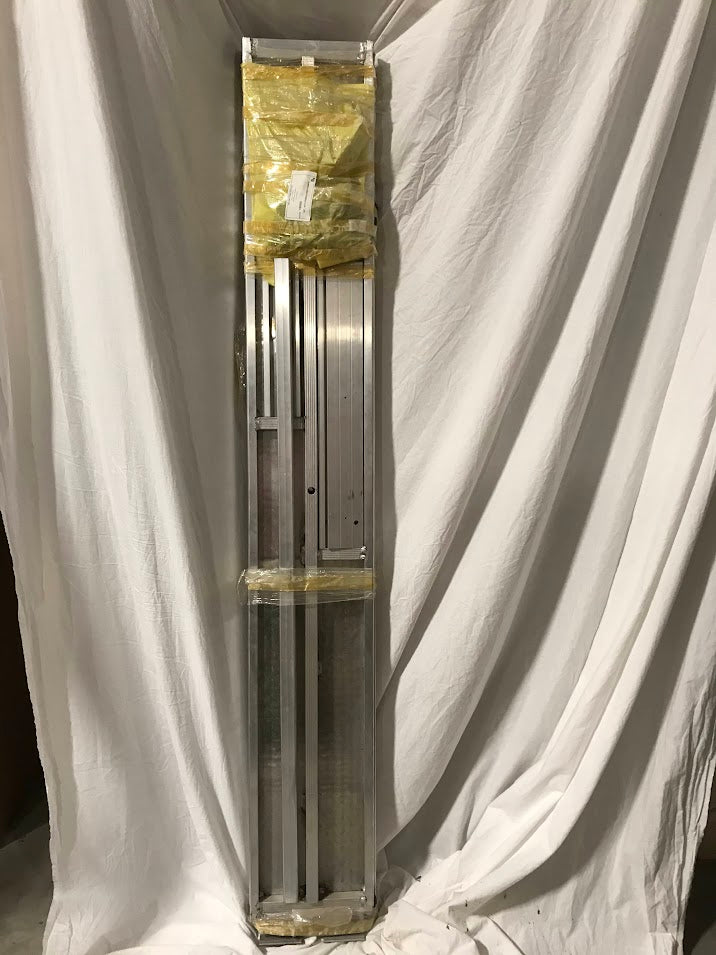 Triton 82″ AUT Ramp / Shield — aluminum trailer part Front