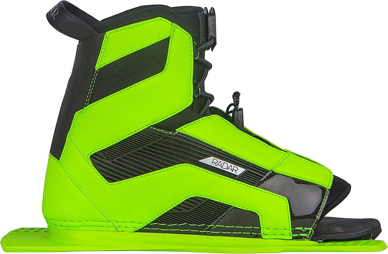 Radar Vector rear water ski boot in Verde, size S/M