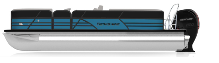Berkshire 22RFX CTS Pontoon Boat with 2.75 Performance Package and Blackout Trim