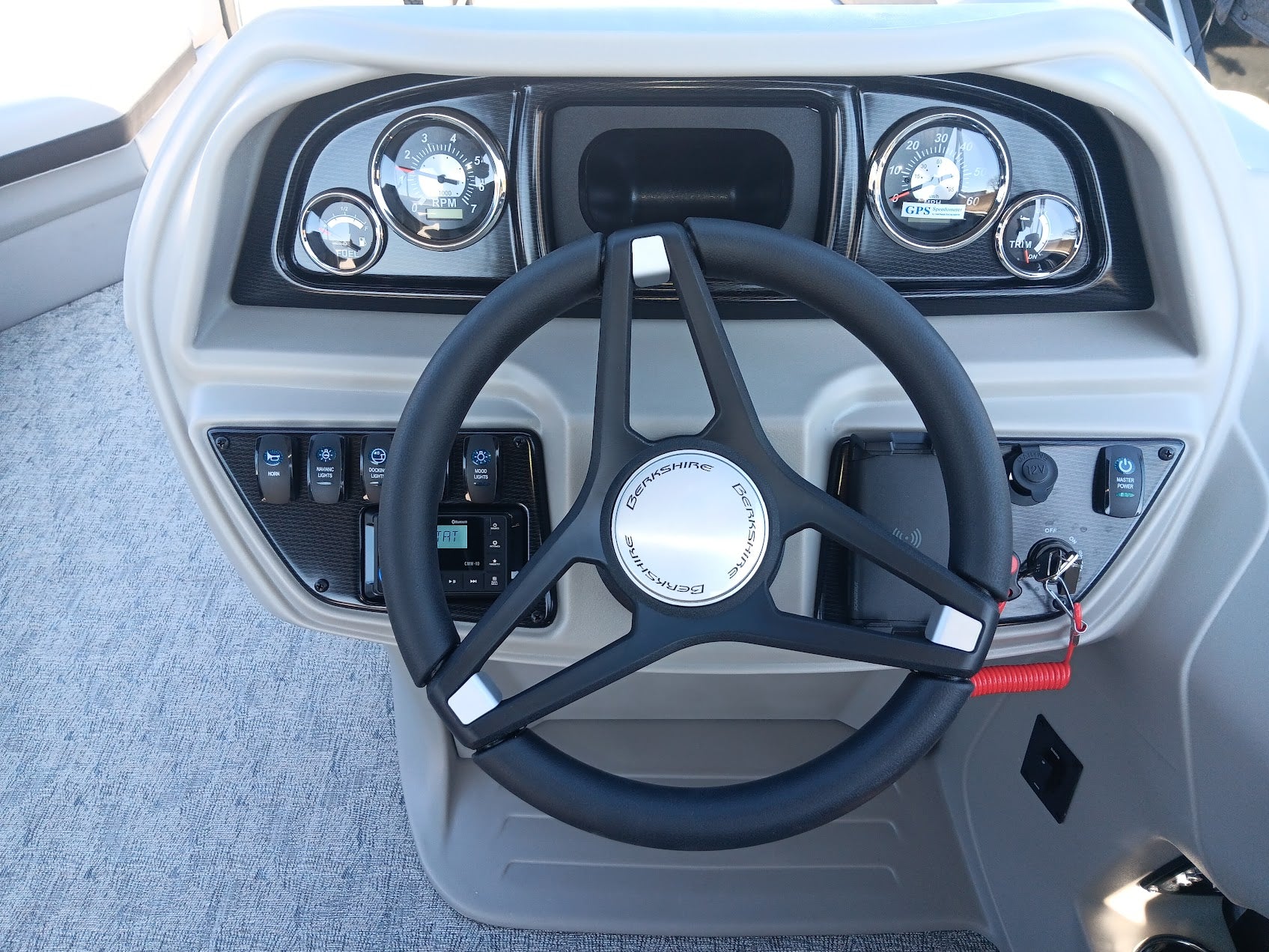 USED Berkshire 22RFX LE Pontoon w/ Suzuki 115HP Engine (Used 85 Hours)